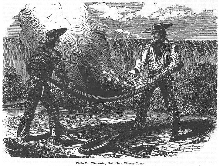 Winnowing Gold Near Chinese Camp