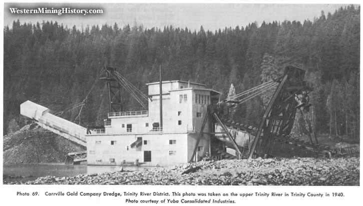 Carrville Gold Company dredge, Trinity County