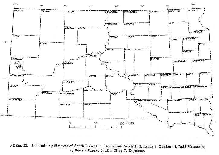 South Dakota Gold Production