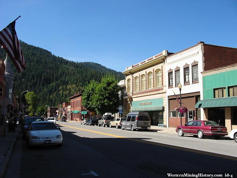 Downtown Wallace, Idaho.