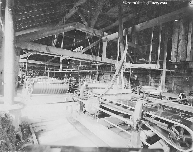 Bonanza Mine. Mill vanner room.