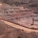 Open-pit copper mine at Clifton