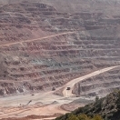 Open-pit copper mine at Clifton