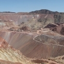 Open-pit copper mine at Clifton