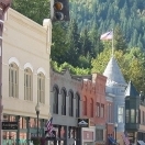 Downtown Wallace, Idaho.