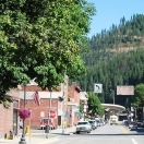 Downtown Wallace, Idaho.