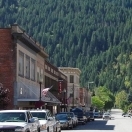 Downtown Wallace, Idaho.