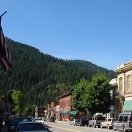 Downtown Wallace, Idaho.