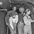 Bonanza Mine - Miners in Tunnel
