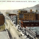 Butte Montana Postcard Illustration