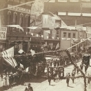 Jollification. Deadwood People celebrating the building of D.O.R.R. road to Lead City.