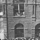 Rock drilling contest on the Fourth of July, 1900