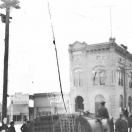 Boiler delivered via sleigh - Sumpter. Oregon