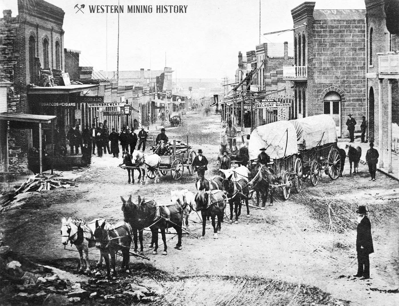 Main Street Helena Montana 1870