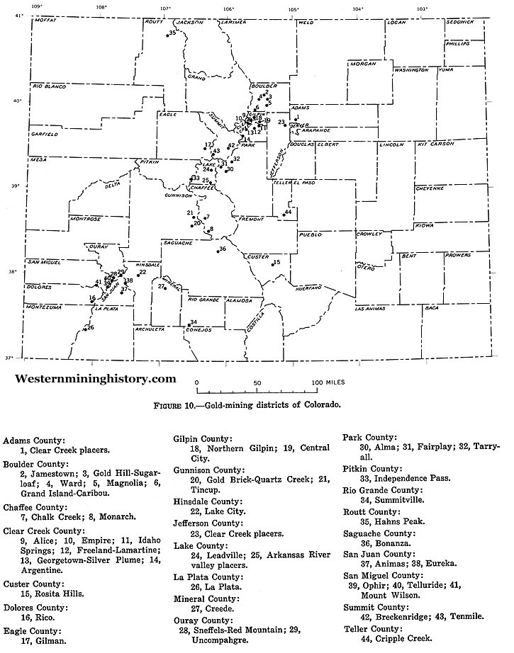 Colorado Gold Production